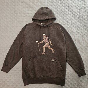 Wilfull Wear Hoodie Women's Small Bigfoot  Pullover Sweater